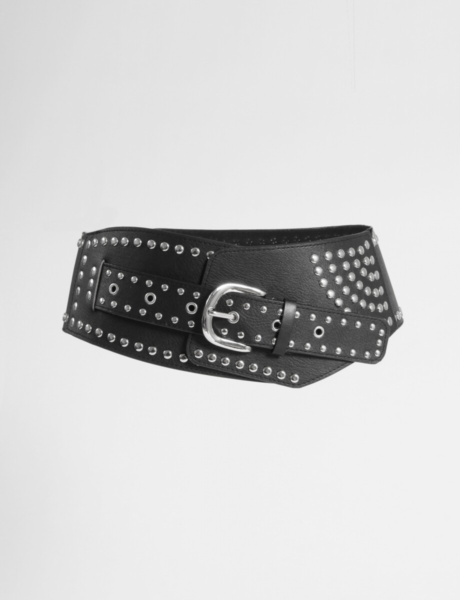 Cinturón faja tachas - negro 