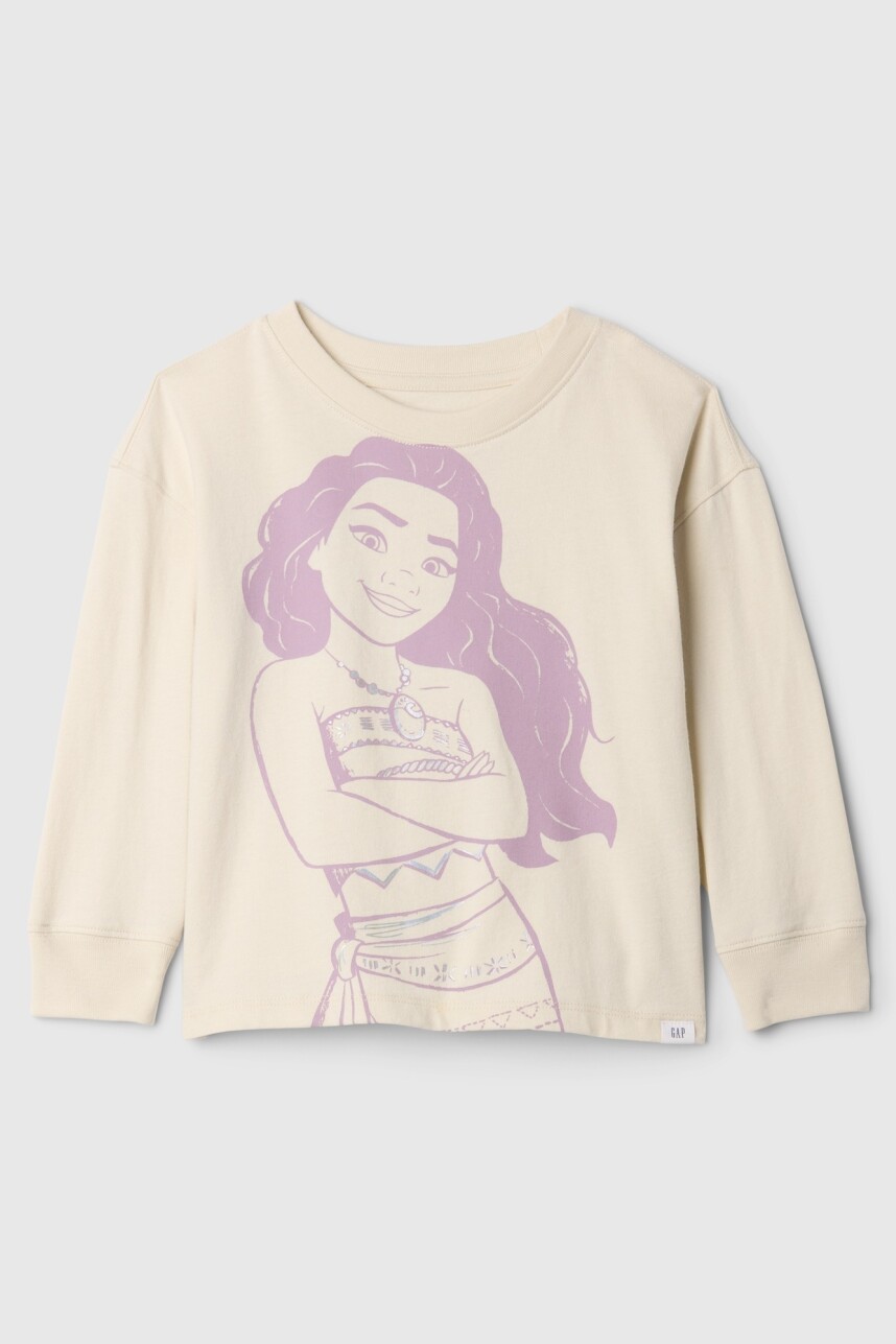 Remera Moana Manga Larga Toddler Niña Chino