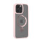 JOY SHARK MAGNETIC CASE WITH ROTATING BRACKET FOR IPHONE 15 PLUS Pink sand