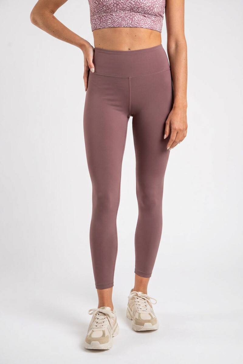 Legging Fitness Tiro Alto Malva