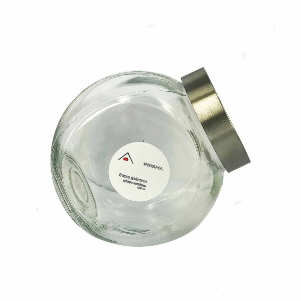 Frasco galletero tapa acero 1.5 L PRISMA Frasco galletero tapa acero 1.5 L PRISMA