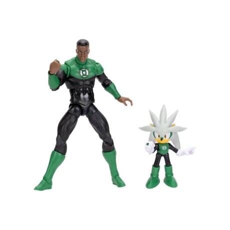 Figura DC x Sonic the Hedgehog - Green Lantern & Silver Figura DC x Sonic the Hedgehog - Green Lantern & Silver