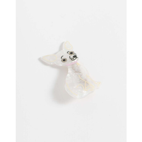 Piquito Acrílico Perrito Combinacion Bicolor