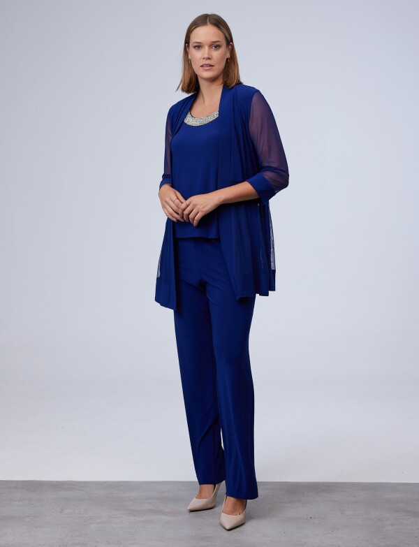 Set Blusa, Pantalón & Chaqueta AZUL