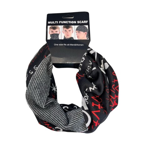 Buff cuellera con interior afelpado Negro