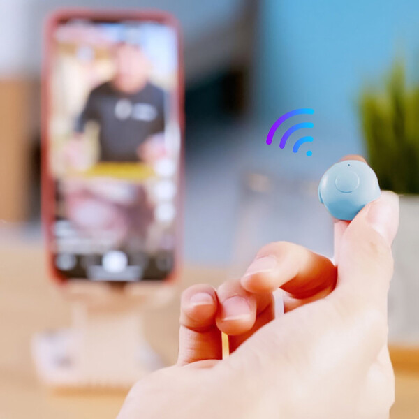 Fingertip Control Remoto Celular Videos Tik Tok Instagram Variante Color Amarillo