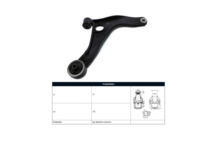 Parilla De Suspension Delantera Renault Master 13-25 Der Parilla De Suspension Delantera Renault Master 13-25 Der