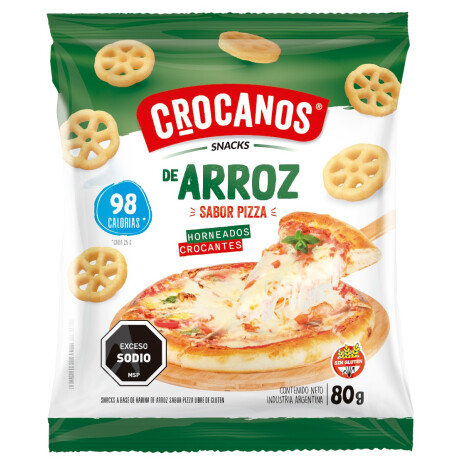SNACK ARROZ CROCANOS 80G PIZZA SNACK ARROZ CROCANOS 80G PIZZA