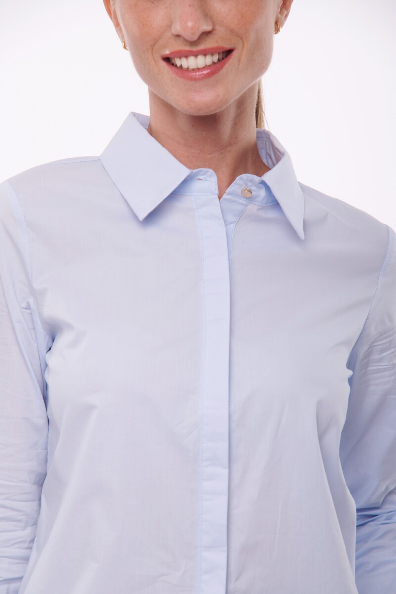 CAMISA CHICAGO CELESTE
