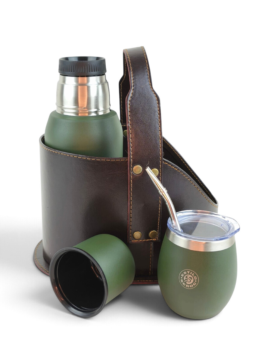 Set matero acero premium 