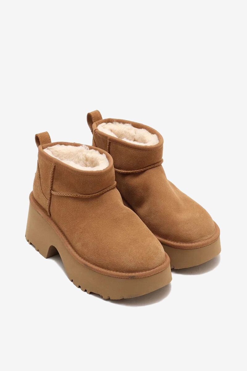 BOTA ULTRA MINI PLATAFORMA Camel