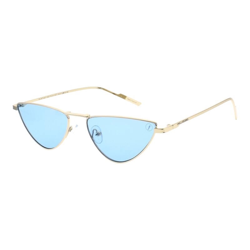 Lentes de Sol Chilli Beans Viena Dorado - Azul