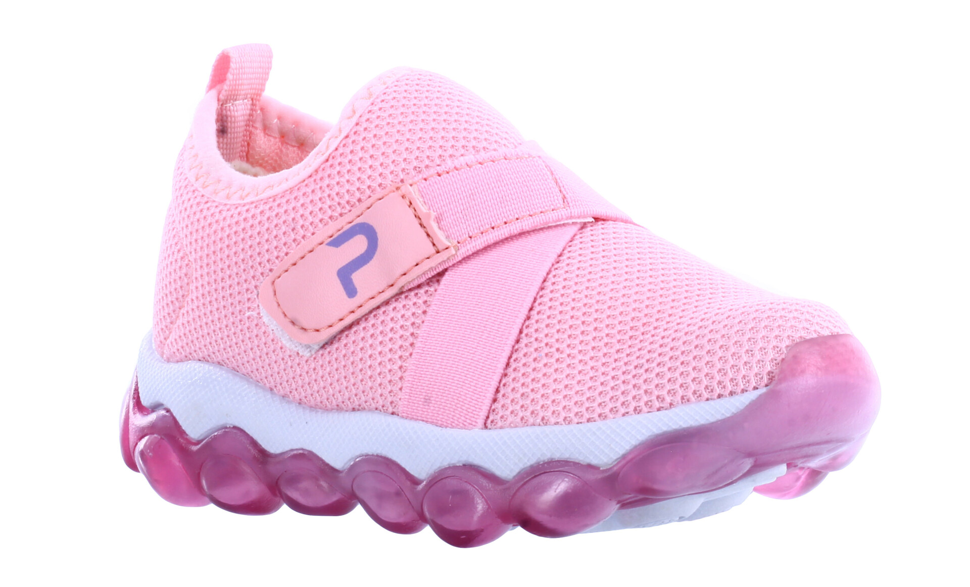 Championes de Niños Push YAGGY con velcro - Rosado 