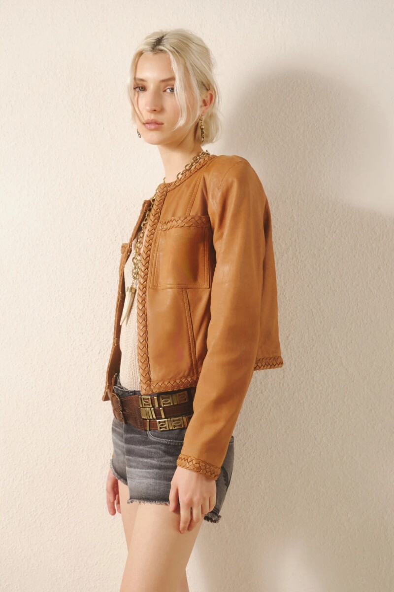 SACO BRAIDS CUERO Camel