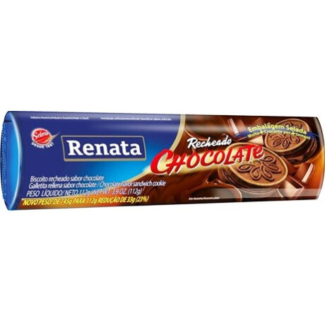 GALLETA RELLENA RENATA CHOCOLATE 112G GALLETA RELLENA RENATA CHOCOLATE 112G