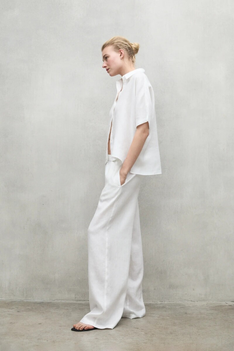 PANTALON MOSSI Blanco