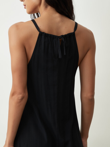 VESTIDO PADERNO NEGRO