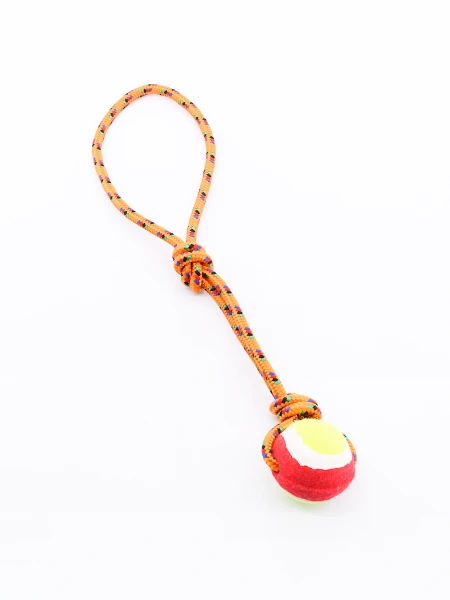 CUERDA CON PELOTA ROJO