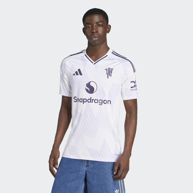 Camiseta Adidas Segunda Equipación Manchester United 25/26 Blanco