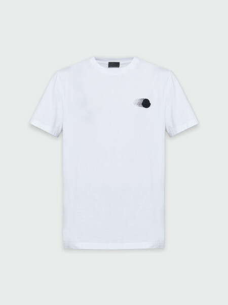 Moncler - Remera de Algodón Logo 0