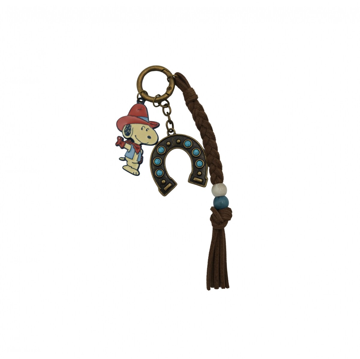 Llavero Snoopy cowboy - rojo 