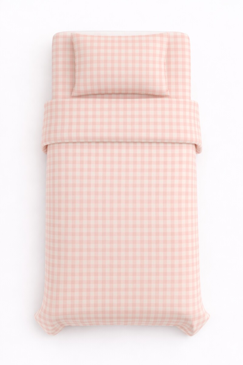 SABANA ESTAMPADA 1 PLAZA - ROSADO 