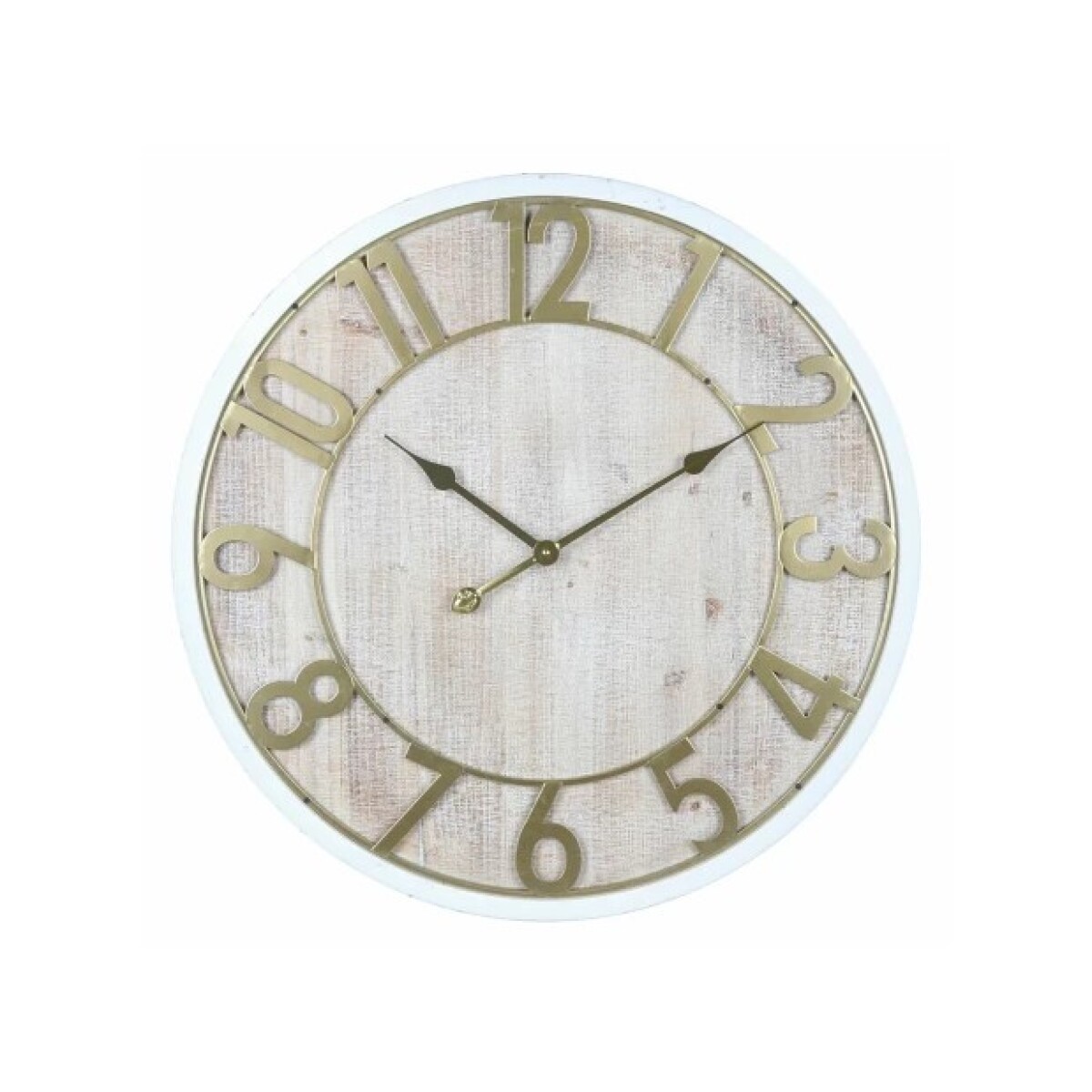 Reloj de Pared D 68x4,5 cm Blanco/Gold 