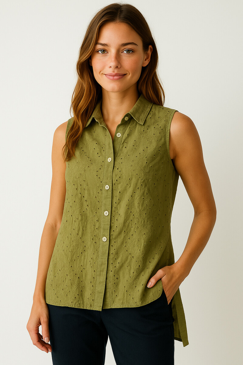 Camisa Tauriel - Verde Oliva Oscuro 