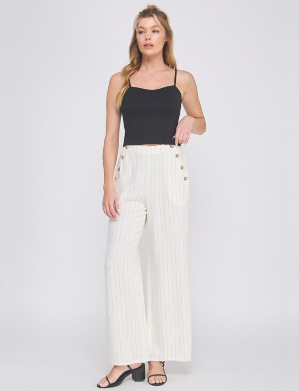 Top Crop Corse NEGRO