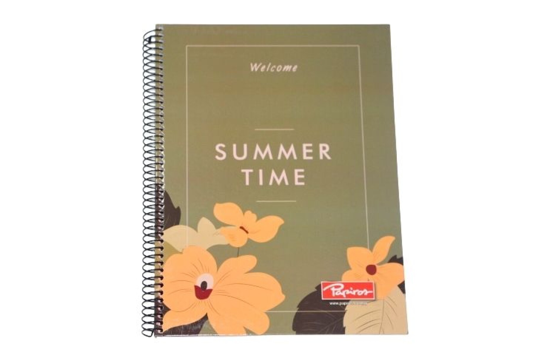 CUADERNOLA PAPIROS STD 100 HOJAS - TAPA WELCOME SUMMER TIME 