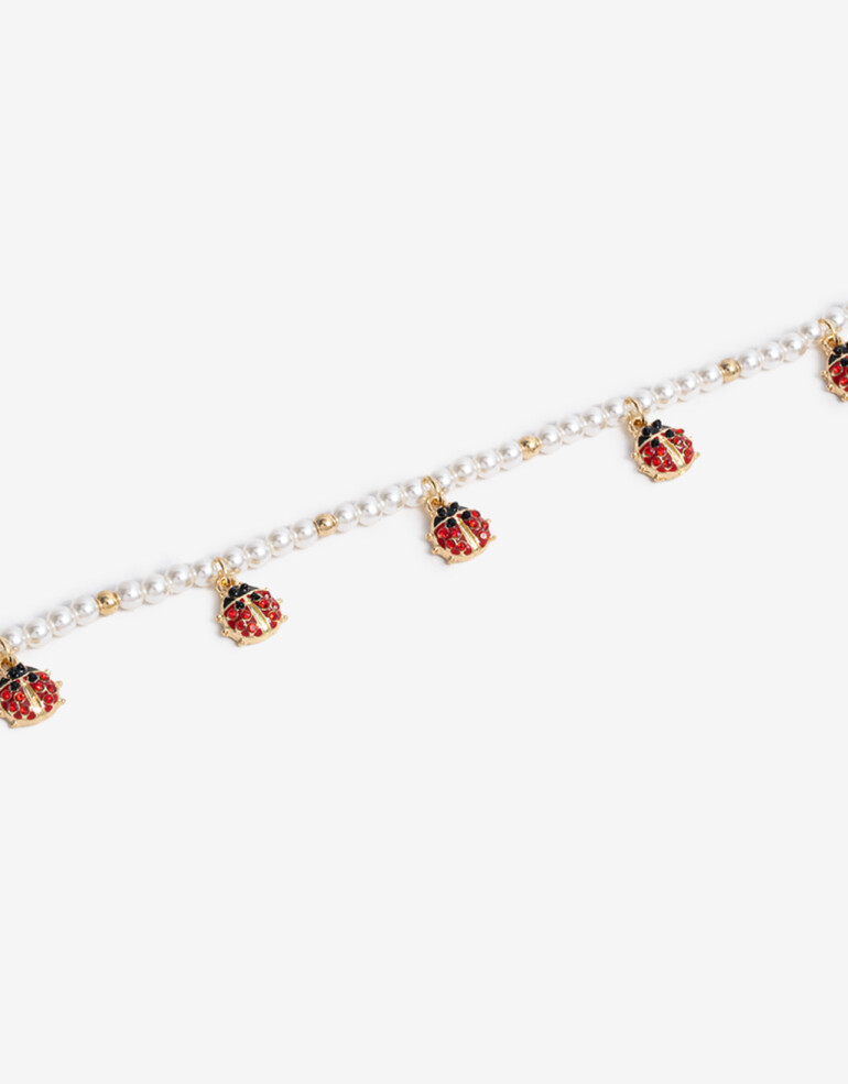 Pulseras Flexibles Color Pulseras Flexibles Lady Bug - Dorado