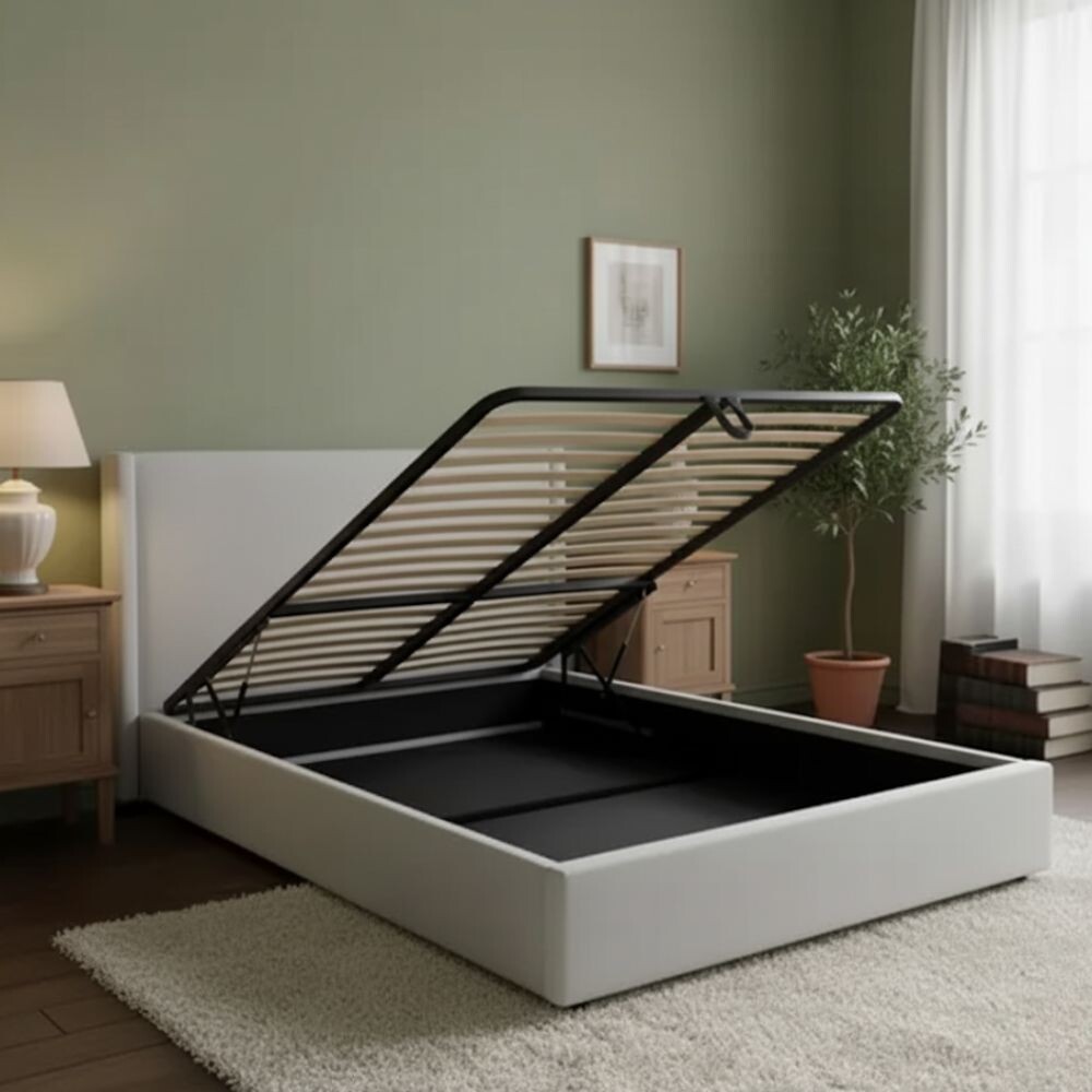 Cama baúl con respaldo - queen size Cama baúl con respaldo - queen size