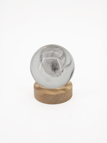 LAMPARA VELADORA TRANSPARENTE