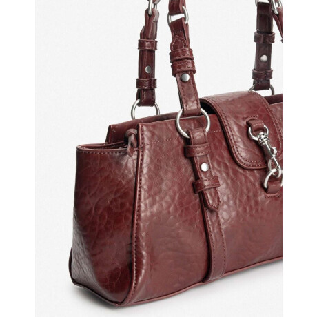 Cartera Formato Baguette Multipocket Rojo Burdeaux