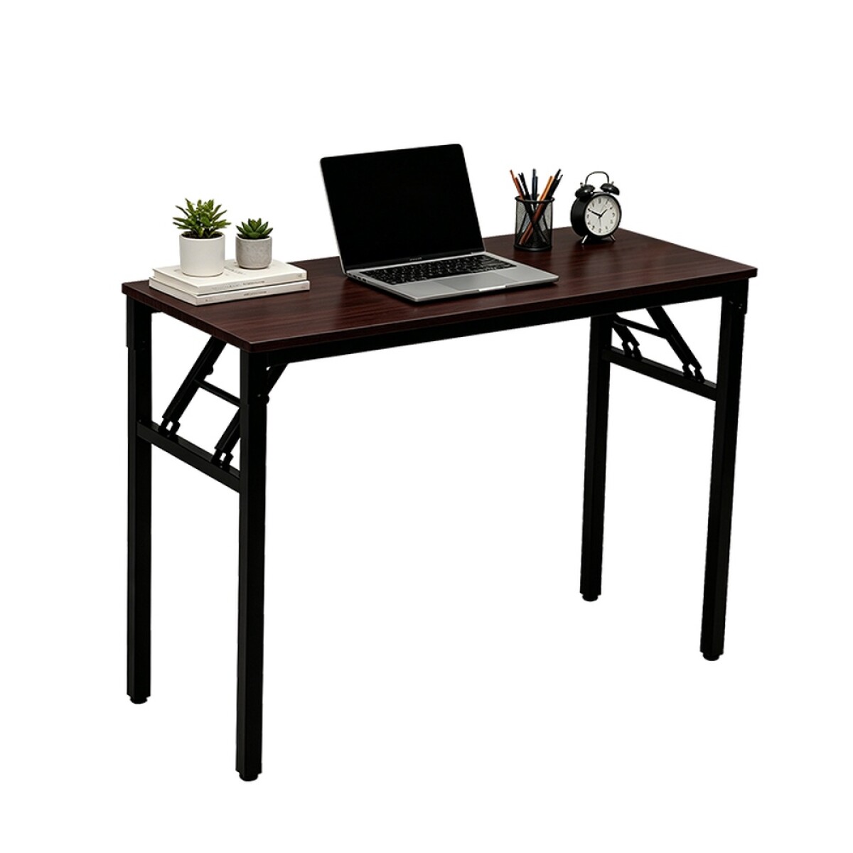 Escritorio Compacto MDF y Hierro 100cm Mo¨vi ESH0044 - NEGRO 