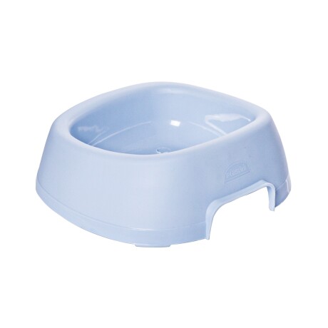 Bowl comedero de plástico para mascotas Plasutil 1.1lts Celeste