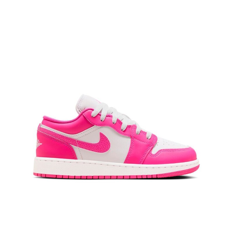 Championes Air Jordan 1 Bajo de Niña Rosado