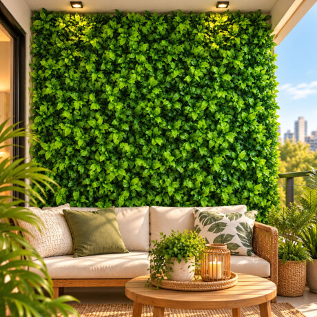 Panel planta artificial para pared Panel planta artificial para pared