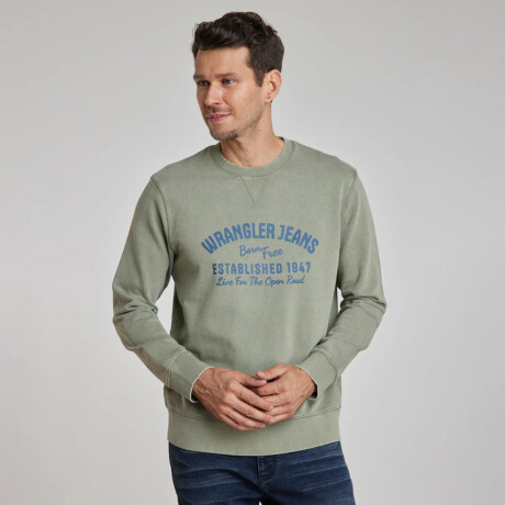 Buzo Wrangler de Hombre - GRAPHIC ACID - WFW25056GRE ELD