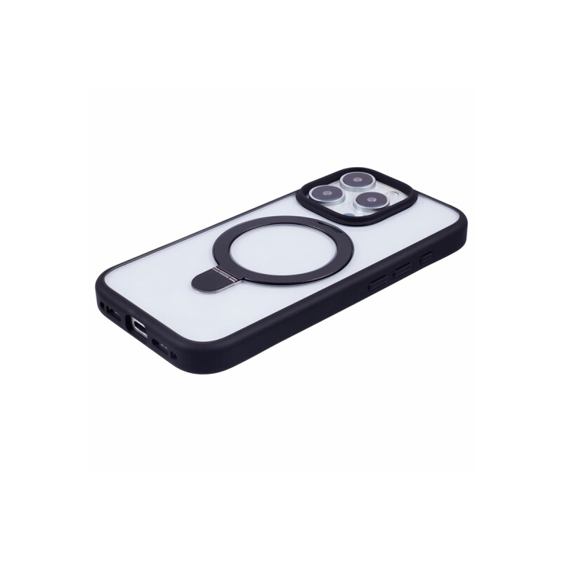 Protector para iPhone 16 Pro Max soporte color negro Protector Para Iphone 16 Pro Max Soporte Color Negro