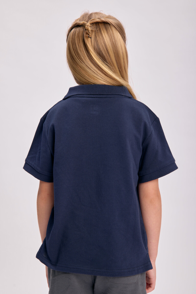 Remera polo pique Azul Marino