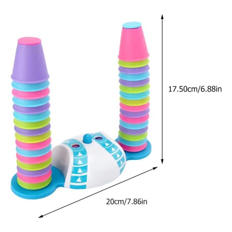 Juego de Mesa Stacking Cups Apila los Vasos Rapidez Niños 001