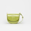 Mini bag Aura en cuero charol Moss