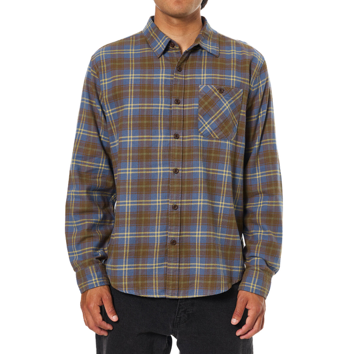 Camisa Katin Derek Flannel - Marrón 