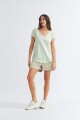 Remera escote en V MENTA