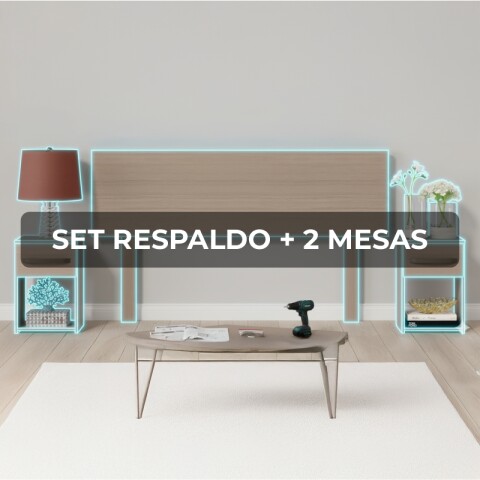 Armado de mueble SET RESPALDO + 2 MESAS (BÁSICO) | Servicio de Armado Armado