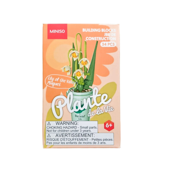 Bloques puzzle de flores Lirio del valle