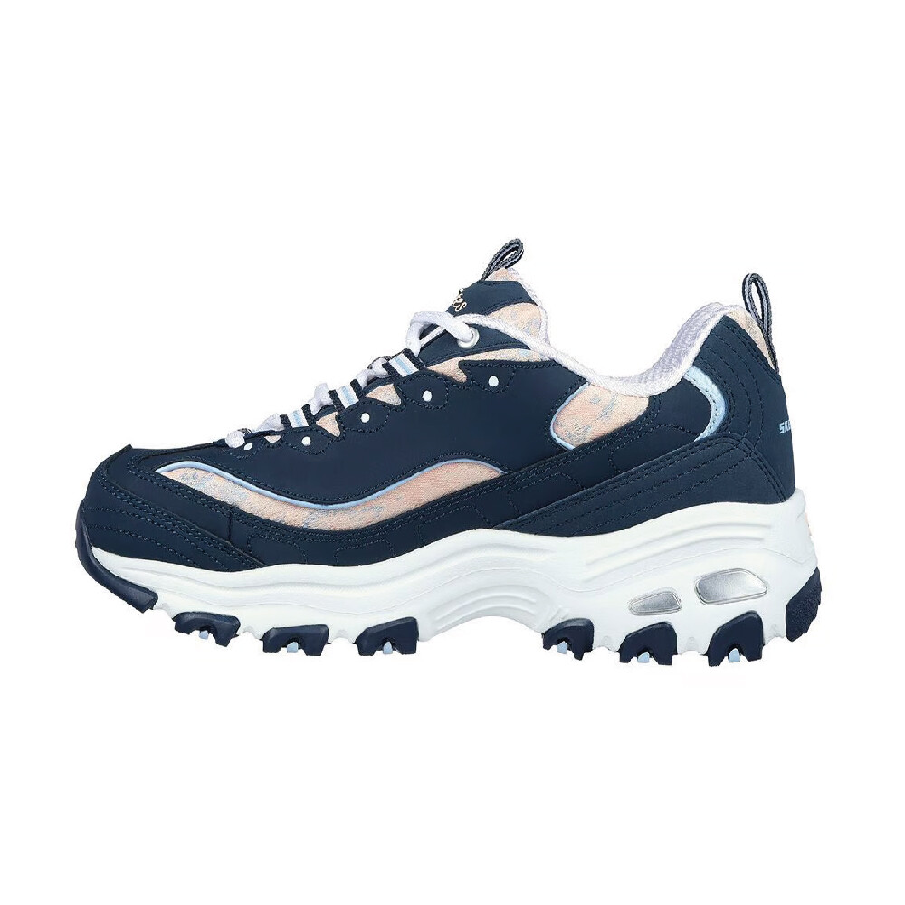 DLites Splendid Jou - Mujer Navy Leather/Multi Mesh/Trim