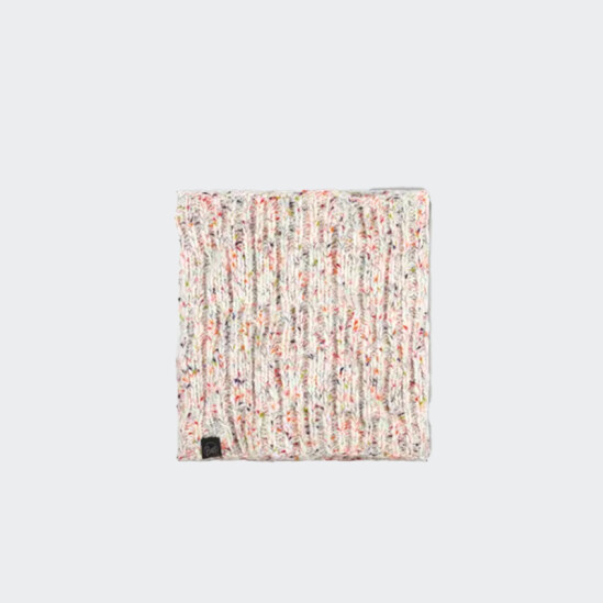 Bufanda Buff Knitted & Fleece Blanco