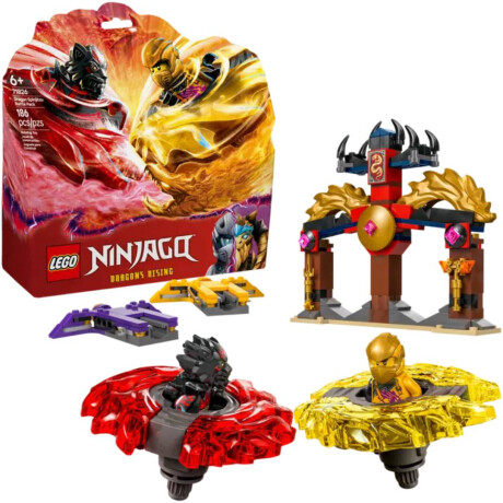 Lego Pack de Combate Spinjitzu del Dragon 186 ìezas 6+ Lego Boys